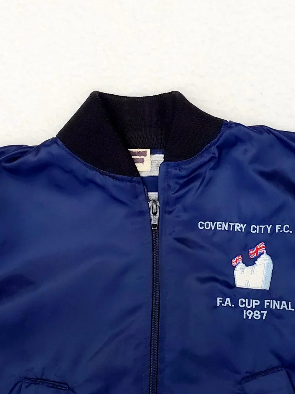 COVENTRY CITY 1987 Wembley FA Cup Final Vintage Football Soccer Blue Jacket RARE